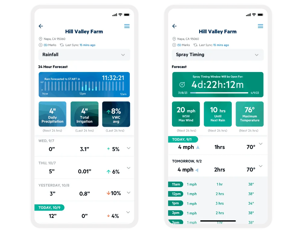 BKDF Arable mobile app 2