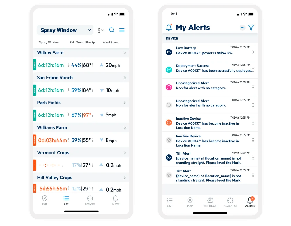 BKDF Arable mobile app 3